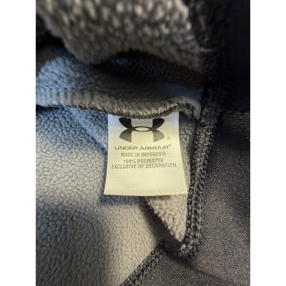 Under Armour Vest Mens XL Black Softshell Fleece Golf Full Zip Ulen NWOT - Picture 3 of 8